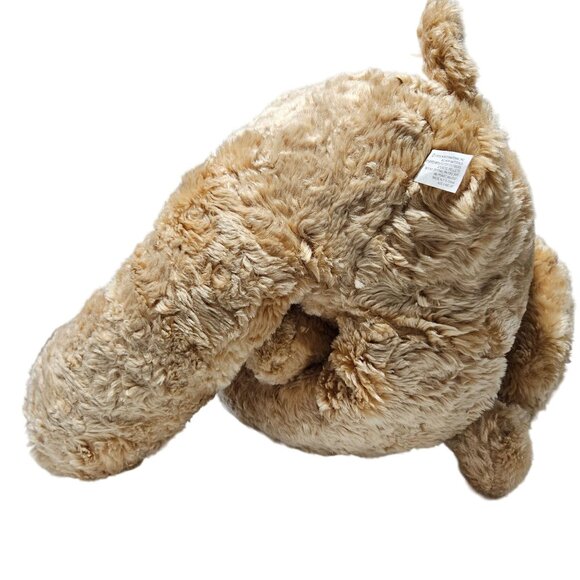 Vintage 2000 Chosun International Teddy Bear with Baby 25 inch Plush Green Bow - Picture 8 of 12